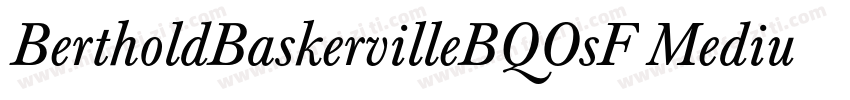 BertholdBaskervilleBQOsF Medium字体转换